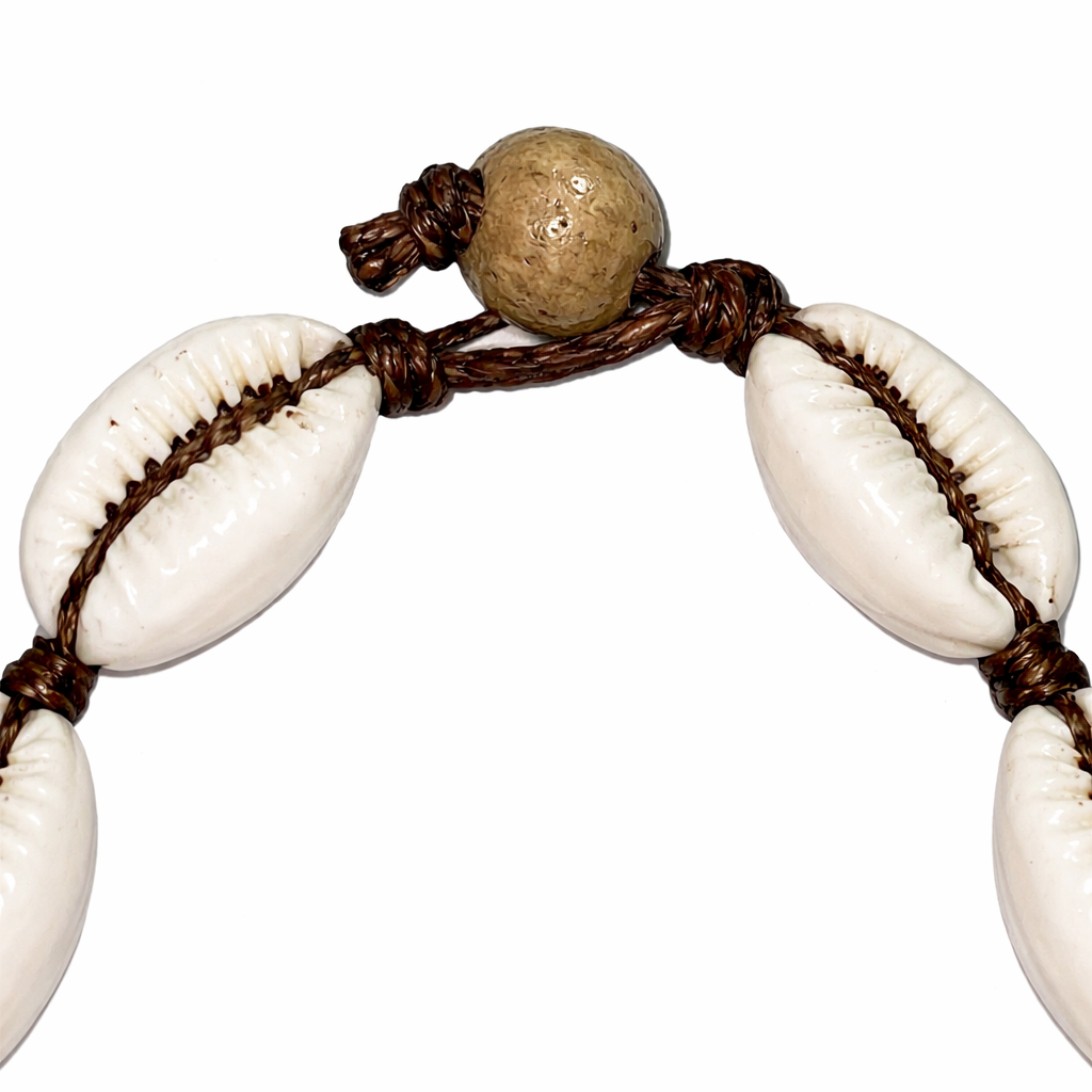 Good Karma Cowrie Shell Choker Necklace – Handmade Island Jewelry