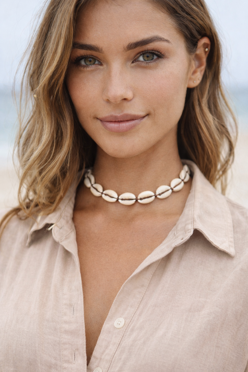Good Karma Cowrie Shell Choker Necklace – Handmade Island Jewelry