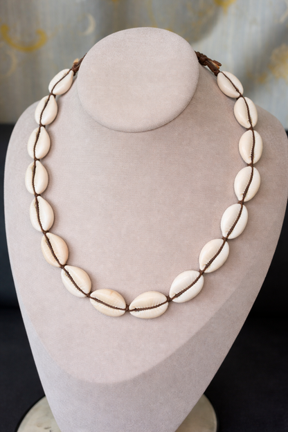 Good Karma Cowrie Shell Choker Necklace – Handmade Island Jewelry