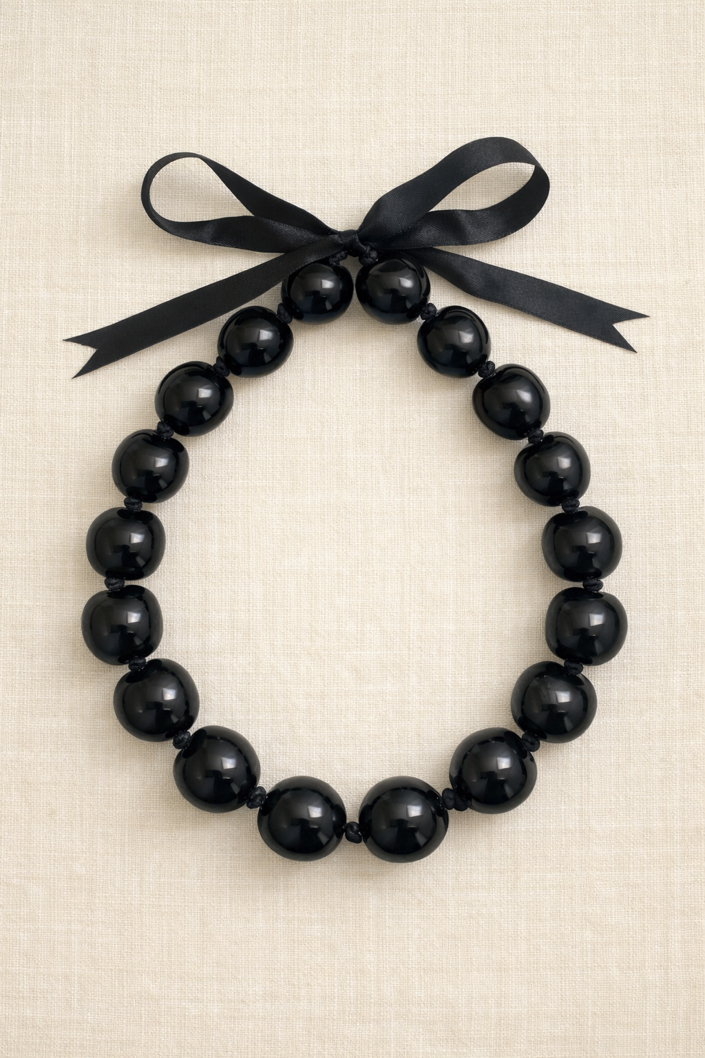 Native Treasure Black Kukui Nut Choker Necklace and Matching Stretch Bracelet Set 16 Inch Hawaiian Island Jewelry