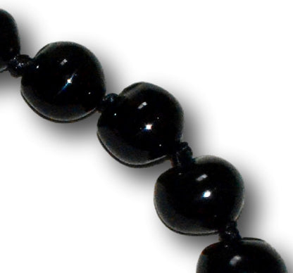 Native Treasure Black Kukui Nut Necklace Handmade Hawaiian Island Jewelry