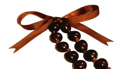 32 inch Brown Kukui Nut Necklace