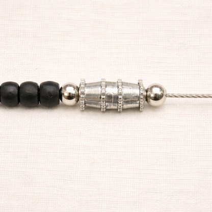 Native Treasure - 8mm Black Coco Bead Necklace