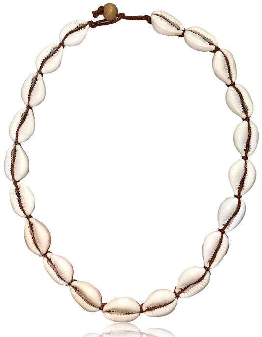 Native Treasure - 'Good Karma' Cowrie Shell Choker - 12" to 24"