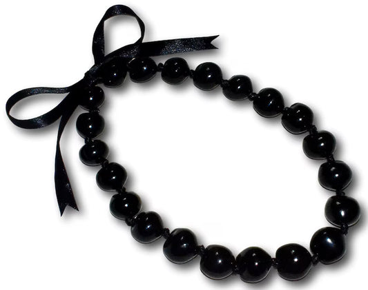 Native Treasure - Black Kukui Nut Necklace