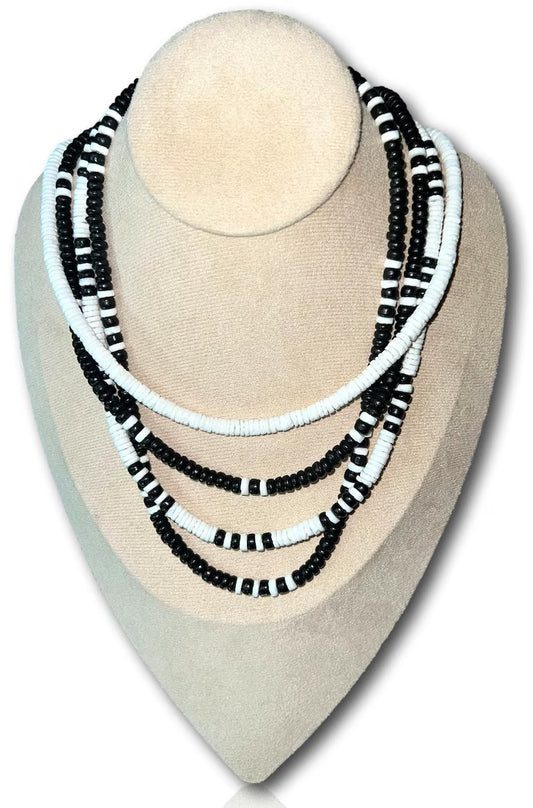 Native Treasure - Set of 4 Puka Shell Necklaces or Bracelets - 7" to 30"